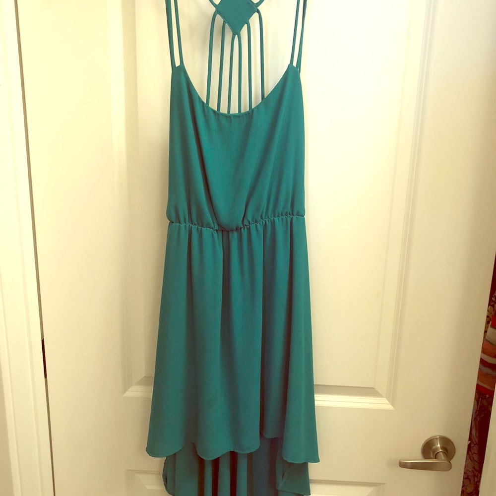 Emerald Green High Low